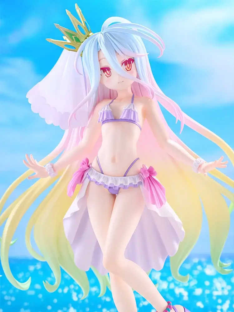 Figurine Shiro Ver. Swimsuit Dress de No Game No Life par FuRyu (Tenitol Tall)